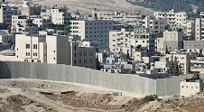 Section of the wall in the West Bank