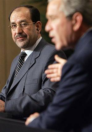 Bush and Maliki